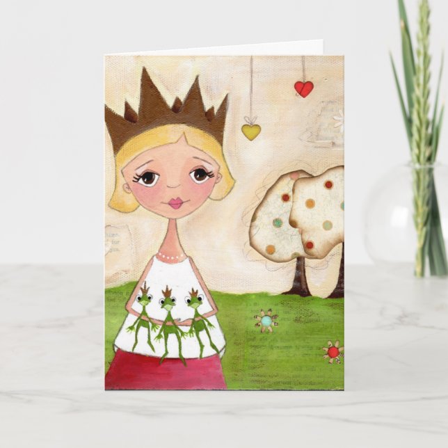 Grodasamlare - hälsningkort helgkort (Framsida)