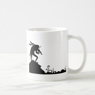 Grodaspelman på tak kaffemugg