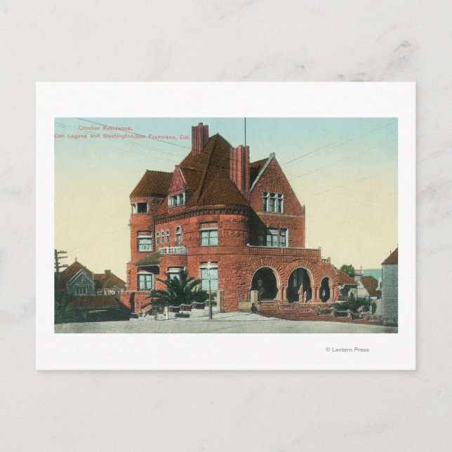 Grödbosättningens yttre vy vykort (Framsida)