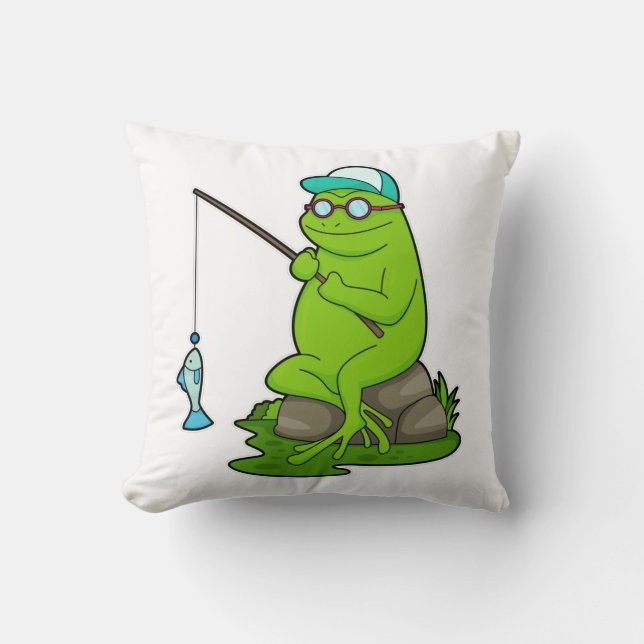 Groddar med fiskstav och fisk kudde (Framsida)