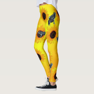Groddar och solblommor, Dam Leggings