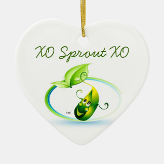 Groddhjärta av Pâtisseries Poétique de Fundera Julgransprydnad Keramik