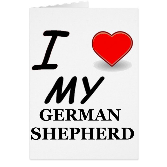 groddjurshepherd hälsningskort (Framsidan)