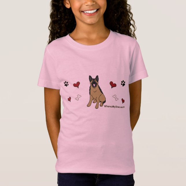 groddjurshepherd tee (Framsida)