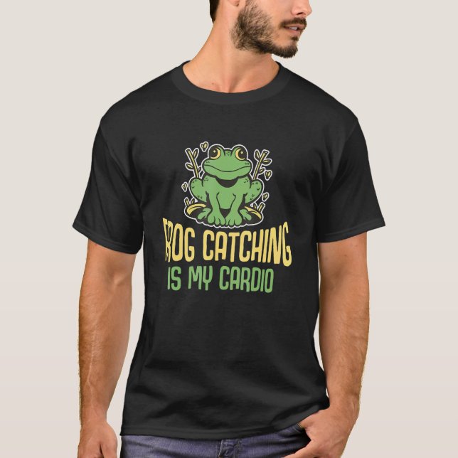 Grodfångande är min vagnstampsmatning 1 t shirt (Framsida)