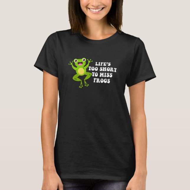Grodfångare Groddoktor Söt Grodjägare T Shirt (Framsida)