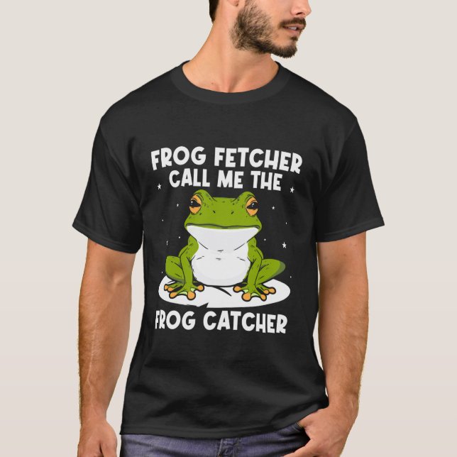 Grodfångare Grodyttrare Ring Mig Groda T Shirt (Framsida)