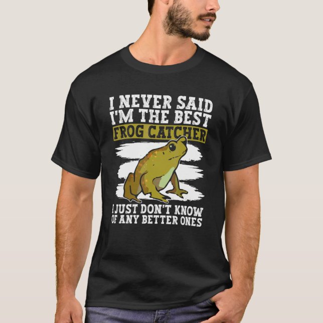 Grodfångare Och Grodfångst T Shirt (Framsida)