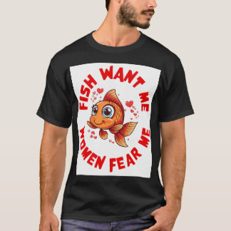 Grodfiskare Fiskespö T Shirt