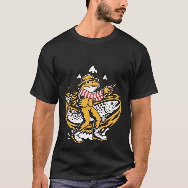 grodfiskare t shirt (Framsida)