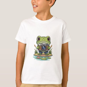 Grodfotograf med kamera Barn T Shirt