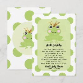 Grodfurste saga bok beställning baby shower inbjudningar