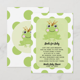 Grodfurste saga bok beställning baby shower inbjudningar