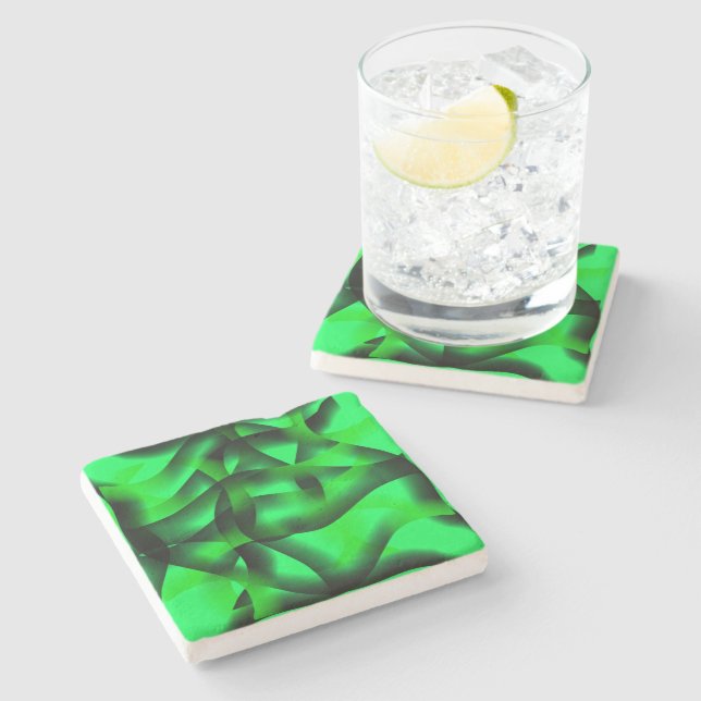 Grödgrön och svart undulering, med skugga? stenunderlägg (Sidan)