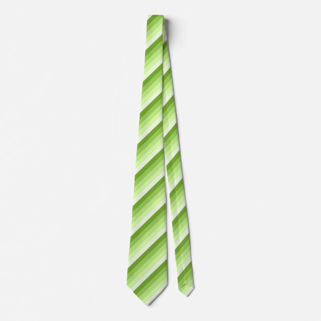 Grödgrön skugga rand slips (Framsida)