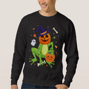Grodkostym paddor barn söt groda Halloween Lång Ärmad Tröja