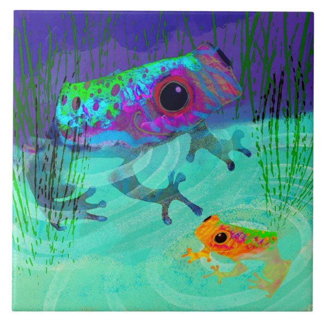 Grodling Trivet Kakelplatta (Framsidan)