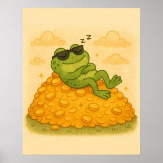 Grodling vid Guld Backe Poster