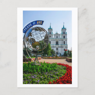 Grodno Belarus Architecture Cathedral Vykort