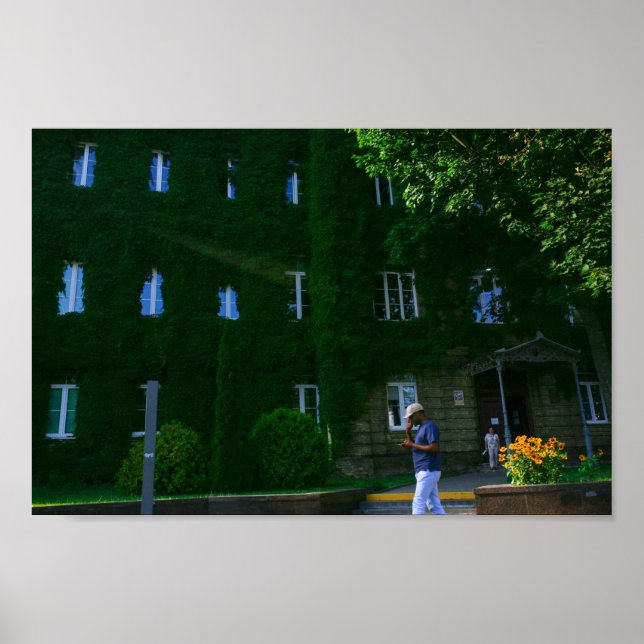 Grodno Belarus Architecture City Universiteten Poster (Framsidan)