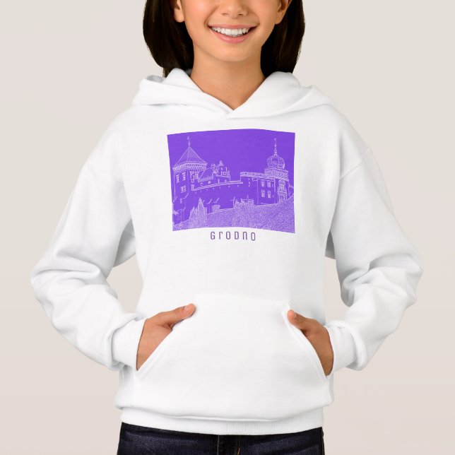 Grodno Belarus Architecture City View Castle T Shirt (Framsida)