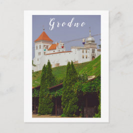 Grodno Belarus Architecture City View Castle Vykort