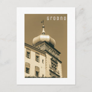 Grodno Belarus Architecture City View Castle Vykort