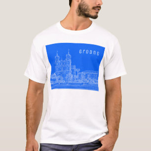 Grodno Belarus Architecture City View Cathedral T Shirt