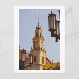 Grodno Belarus Architecture City View Vykort