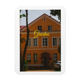 Grodno Belarus Architecture Street Byggnad Magnet