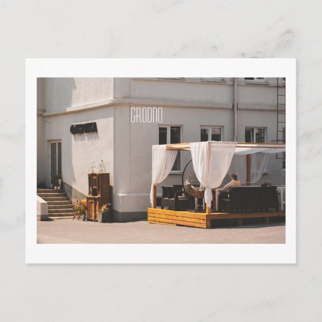 Grodno Belarus City Architecture Life Pub Vykort (Framsida)