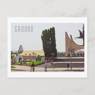 Grodno Belarus City Architecture Life Vykort