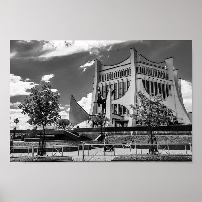 Grodno Belarus Cityscape Architecture City View Poster (Framsidan)