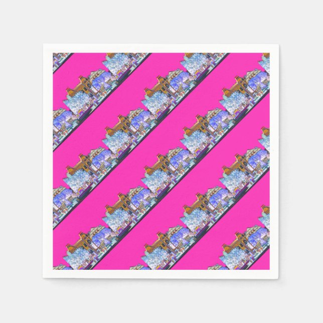 Grodno Vitryssland Arkitektur Pappersservett (Framsidan)