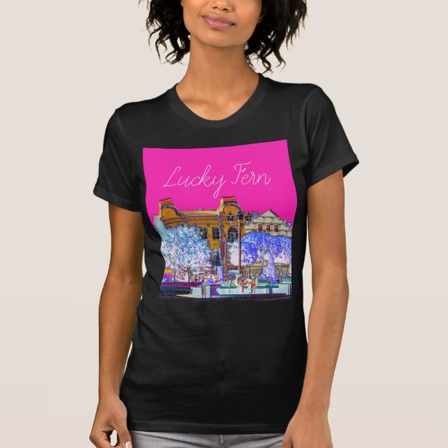 Grodno Vitryssland Arkitektur T Shirt (Framsida)