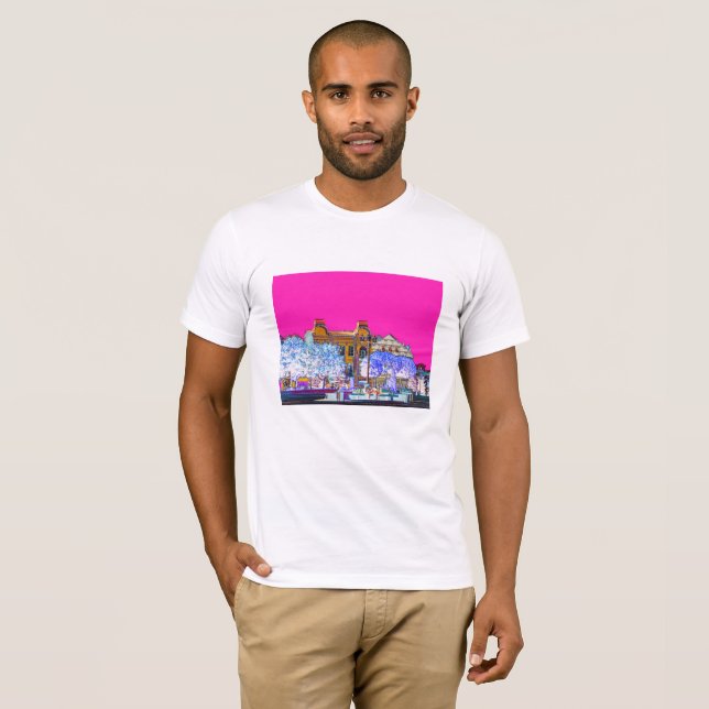 Grodno Vitryssland Arkitektur T Shirt (Hel framsida)