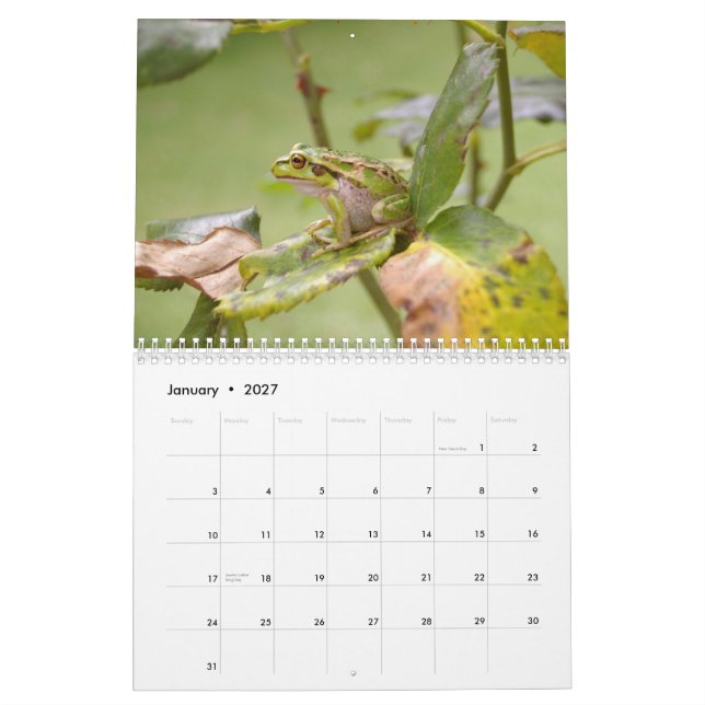 Grodor 2009 kalender (Jan 2027)