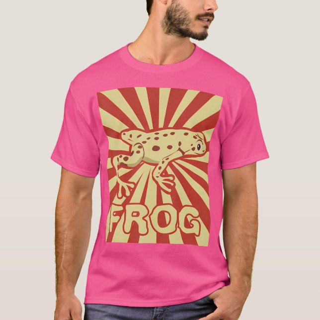 Grodor Amphibians Älskare Toad Frog T Shirt (Framsida)