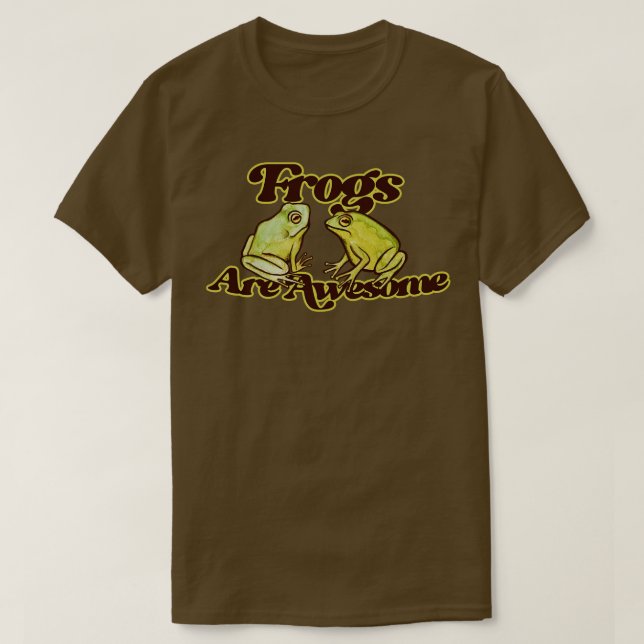 Grodor är Fantastisk T Shirt (Design framsida)