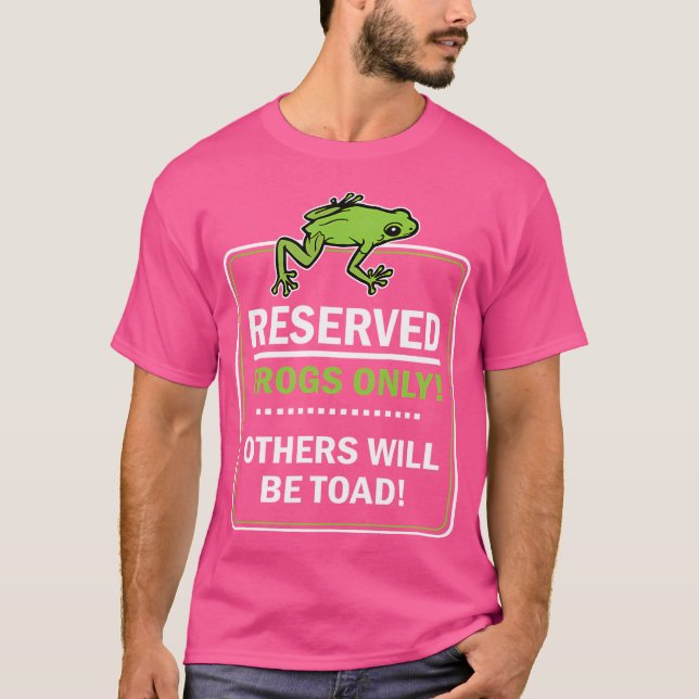 Grodor endast andra kommer att vägas av groddar fr t shirt (Framsida)