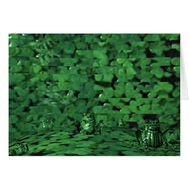 Grodor Hälsningskort (Framsidan Horizontal)