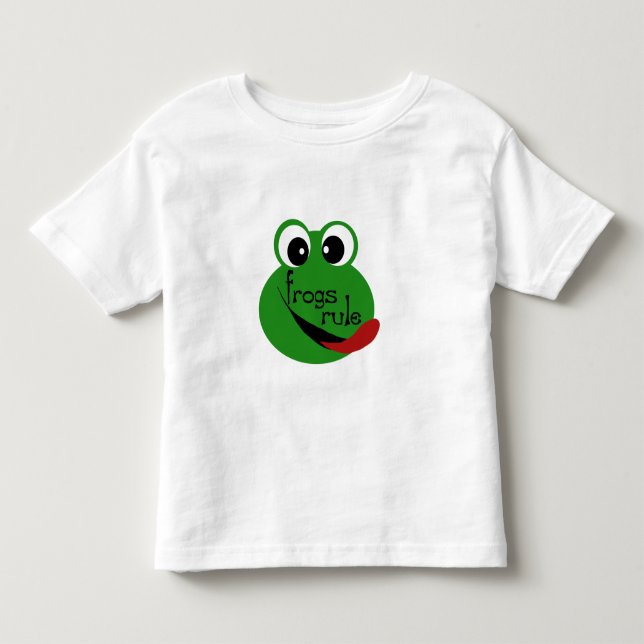 Grodor härskar t-shirt (Framsida)