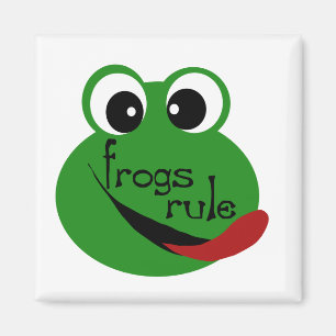 Grodor härskar T-tröja och gåvor Magnet
