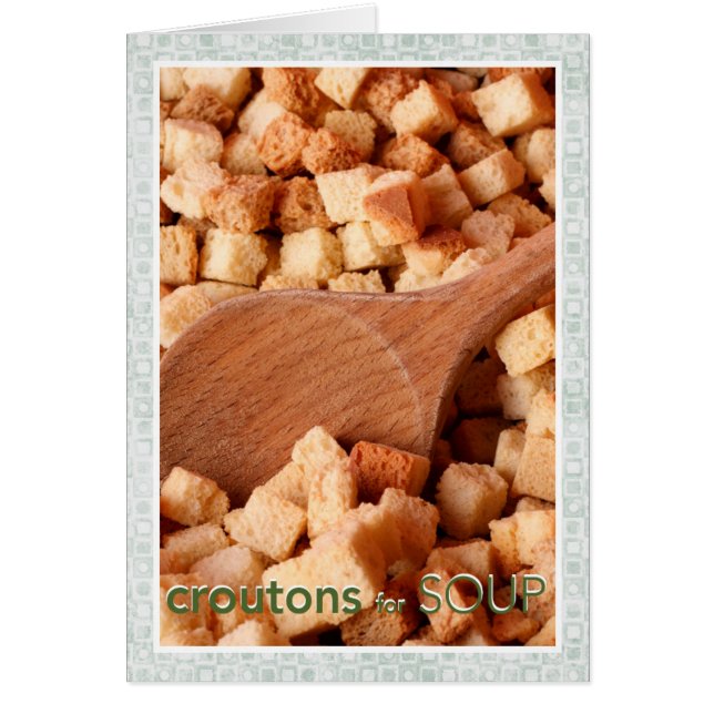 Grödor i Soppa Hälsningskort (Framsidan)