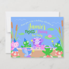 Grodor och Älvor Party Inbjudningar