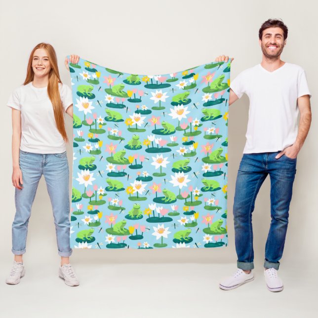 Grodor och Lily Dynors Cute Anpassningsbar Fleecefilt (På plats)