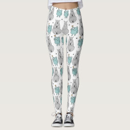 Grodor och llamas Mönster Leggings