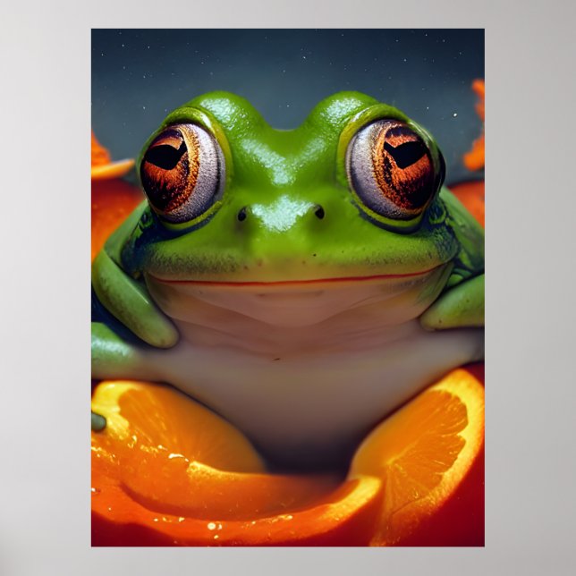 Grodor och Orangar Poster (Framsidan)