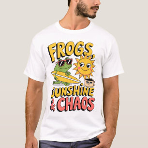 Grodor, solsken och kaos - Roligt Sommar Manar T Shirt