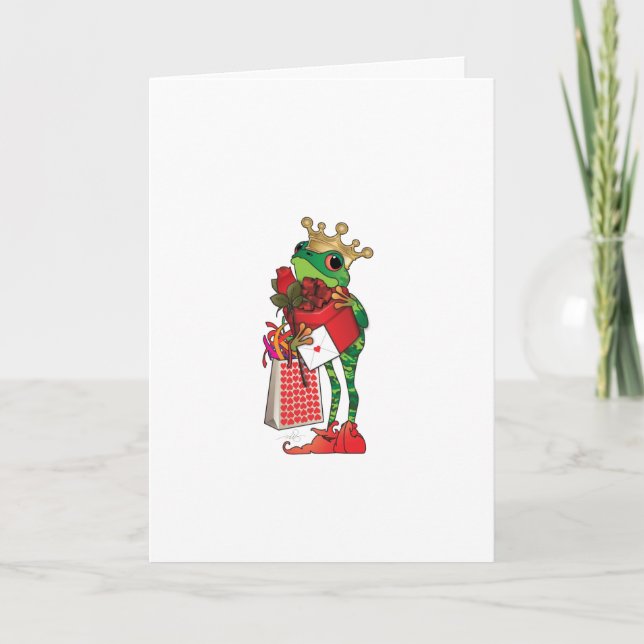 Grodprinsen av hjärtat kort (Framsida)